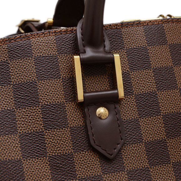 LOUIS VUITTON Authentic Brown Damier Boston Bag - Picture 3 of 9